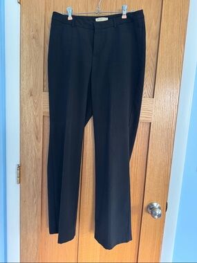 Coldwater Creek Black Bootcut-Leg Dress Pants